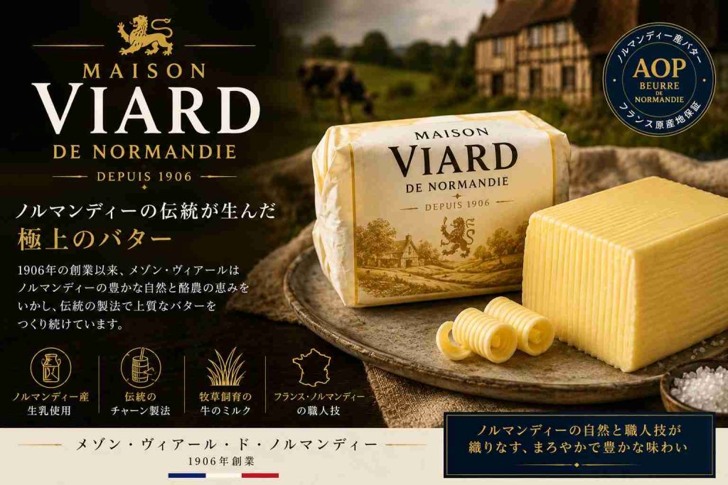 Maison Viard de Normandie（フランス） カテゴリー： 生乳バター、農家製バター